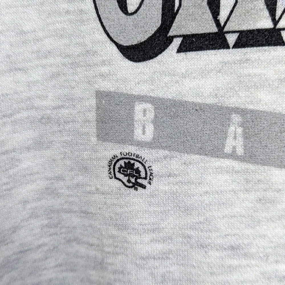 VTG Baltimore Colts 1994 Champions Grey‎ Cup CFL Football Crewneck Sweatshirt XL